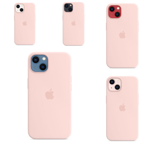 Чохол LUX Silicone Case на iPhone 13 Chalk Pink without MagSafe Чохол LUX Silicone Case на iPhone 13 Chalk Pink without MagSafe